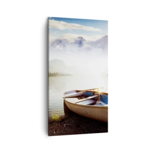 Canvastavla - Bild på duk - Vid ett stort och rent vatten - 45x80 cm