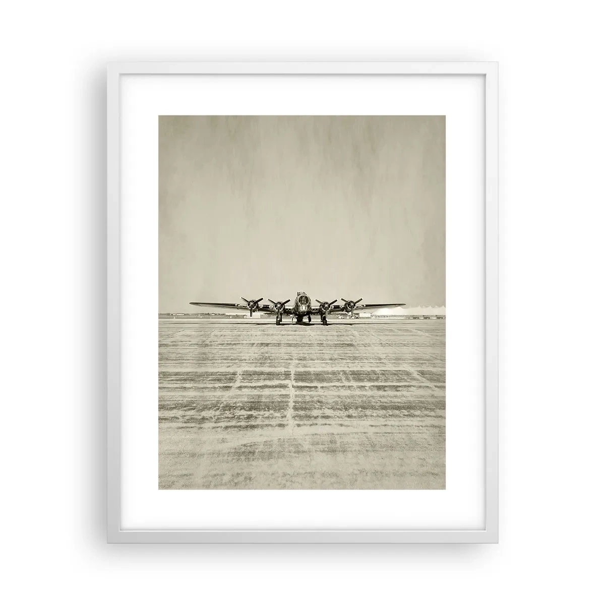 Affisch i vit ram - Redo som vanligt - 40x50 cm