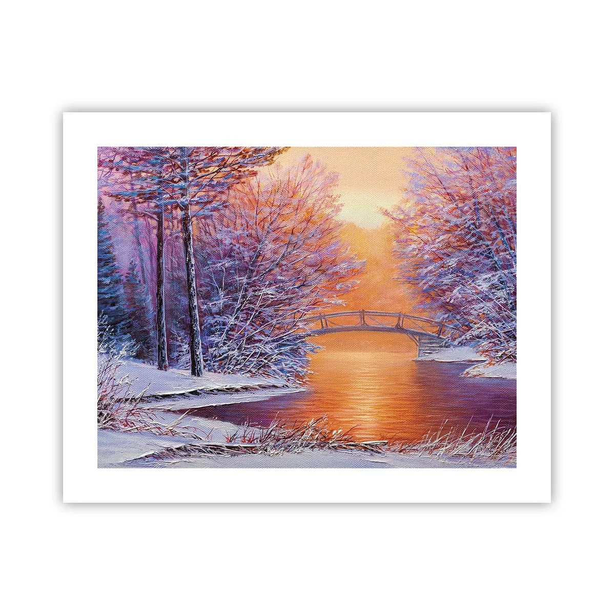 Affisch - Låt oss mötas här - 50x40 cm