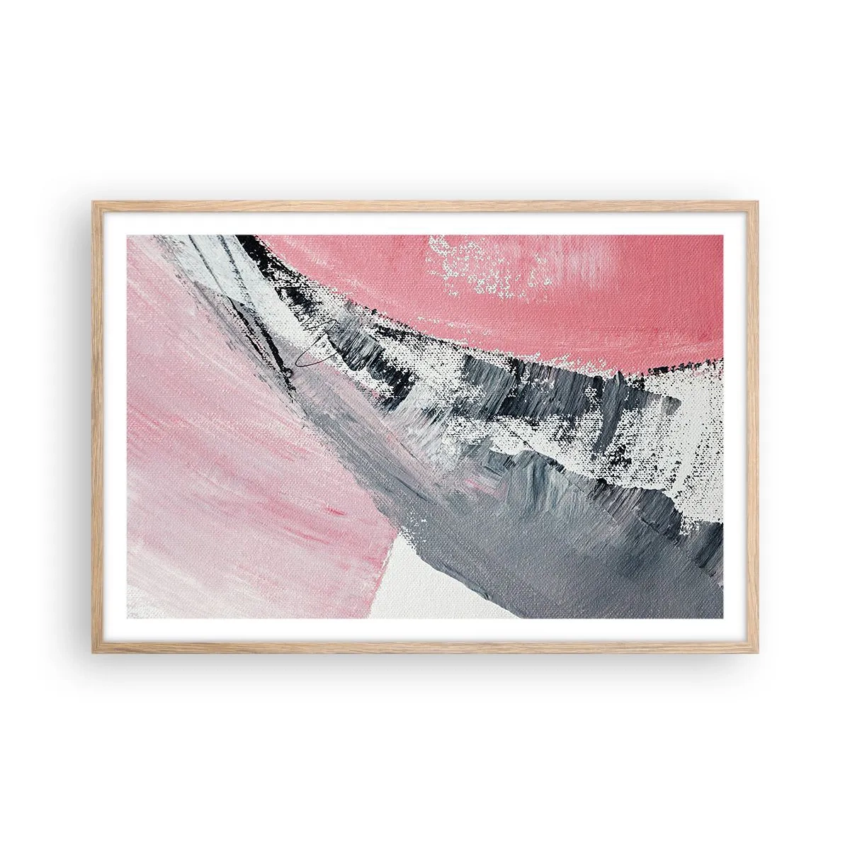 Affisch i ram av ljusek - Anpassad komposition - 91x61 cm