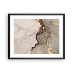 Affisch i svart ram - På färgernas gräns - 50x40 cm