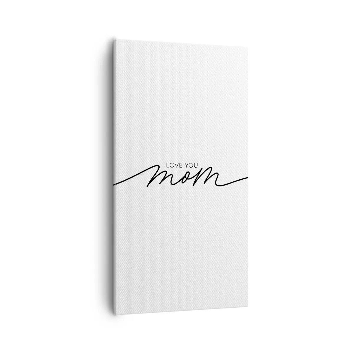 Canvastavla - Bild på duk - Jag är mycket rörd - 55x100 cm