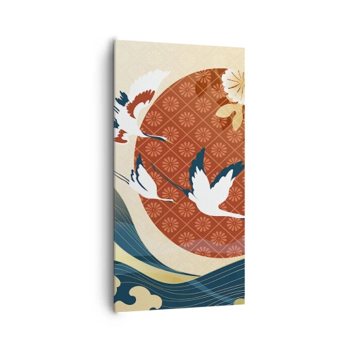 Canvastavla - Bild på duk - Japansk saga - 65x120 cm