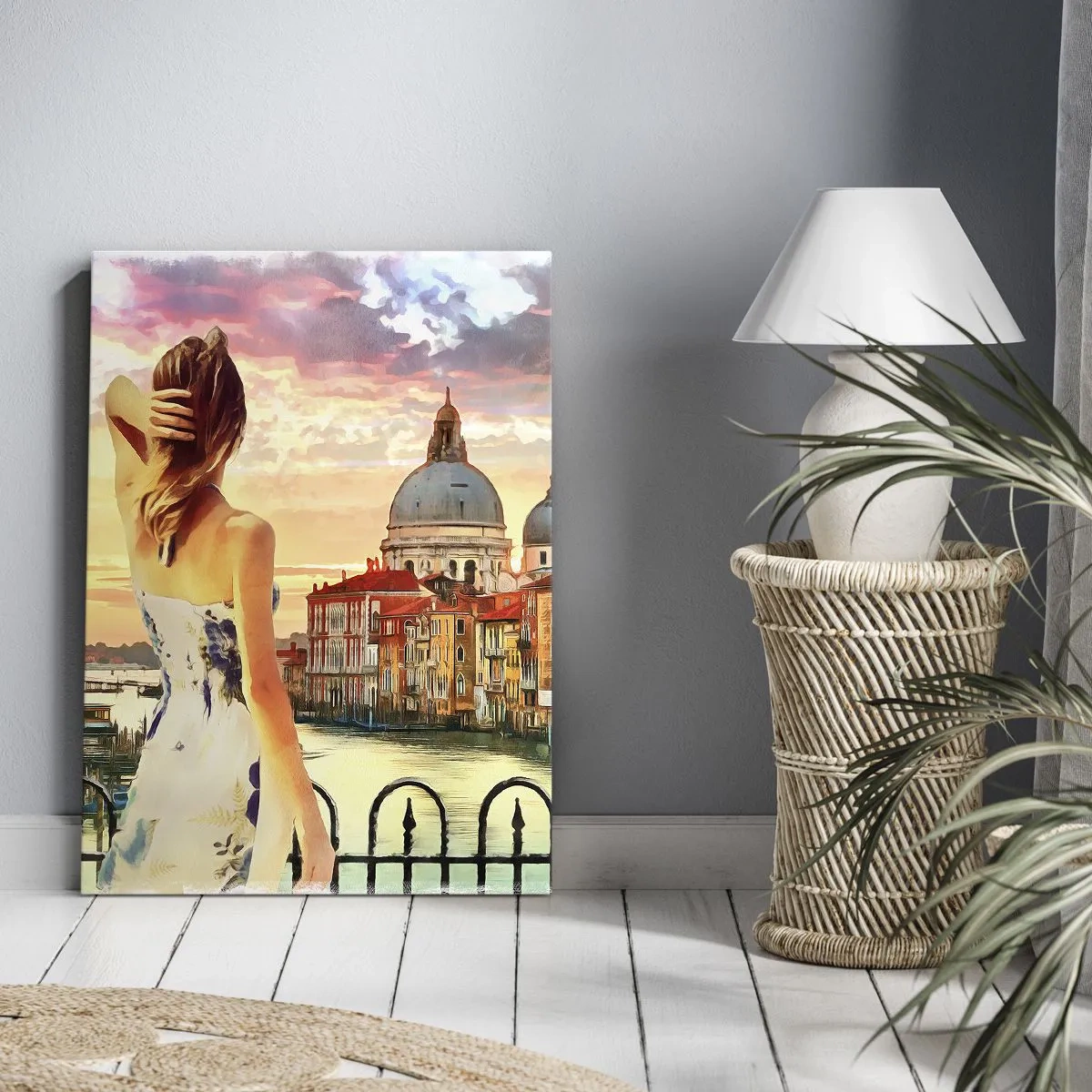 Canvastavla - Bild på duk - Äventyr endast i ... - 50x70 cm