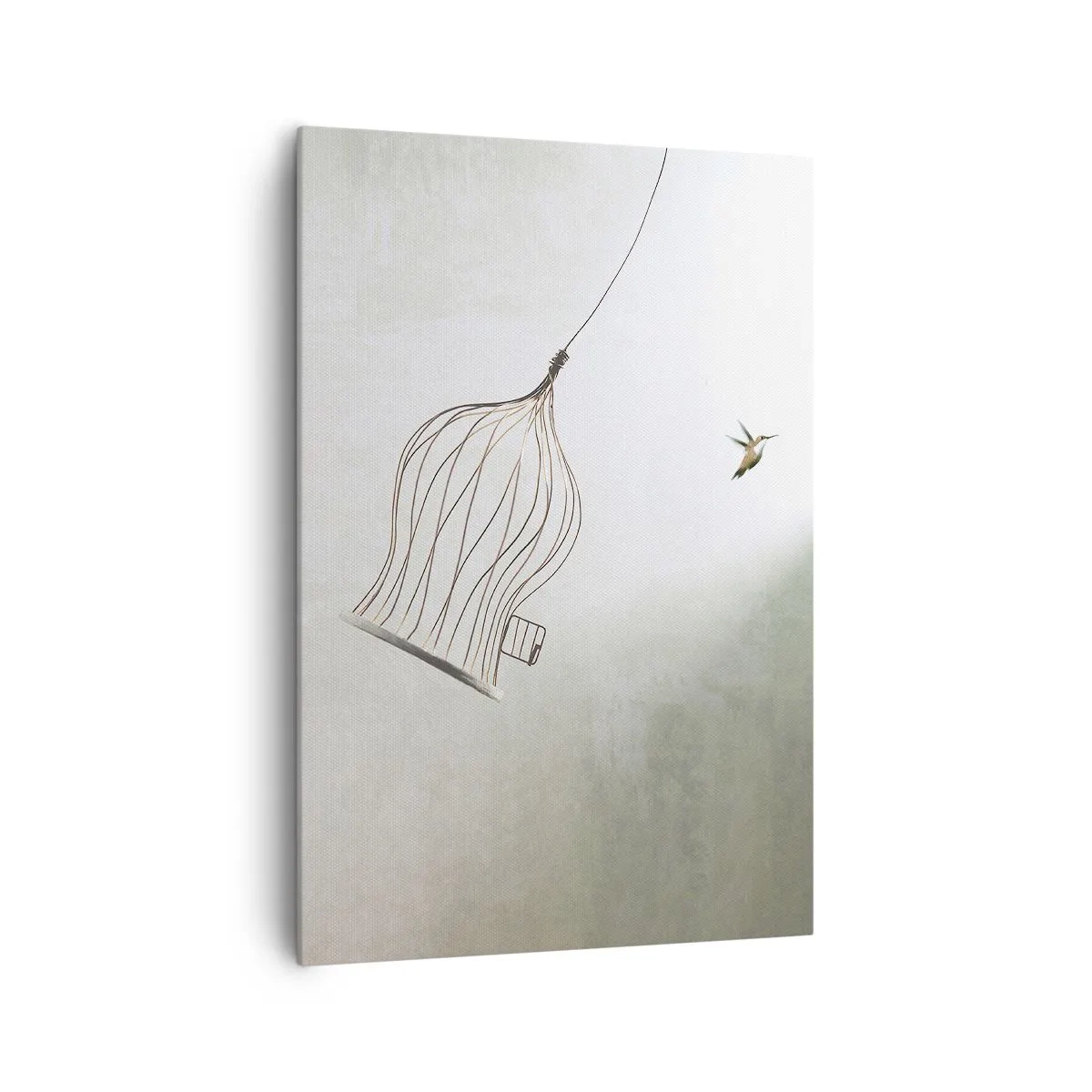 Canvastavla - Bild på duk - I sitt esse - 70x100 cm