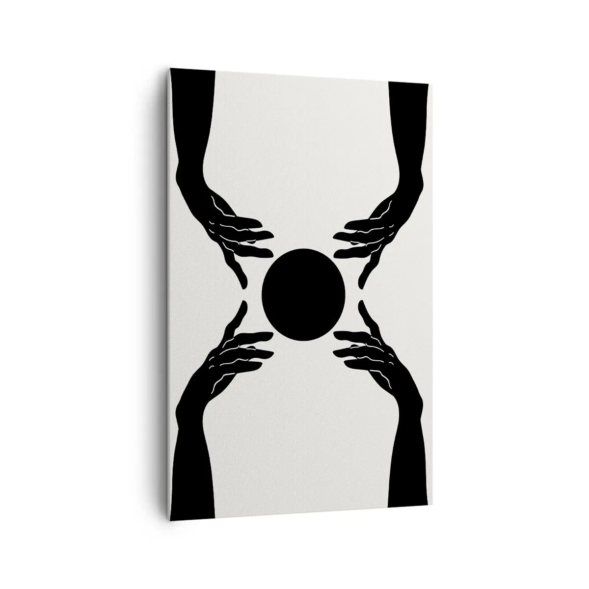 Canvastavla - Bild på duk - Ett hemligt tecken - 80x120 cm