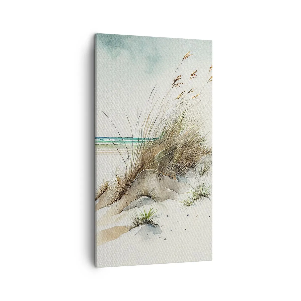 Canvastavla - Bild på duk - Inlindad i sand - 45x80 cm