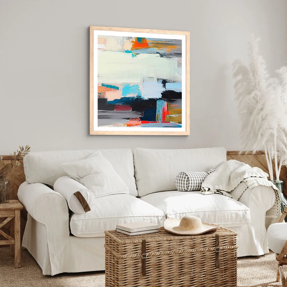 Affisch i ram av ljusek - Finns det någon metod? - 40x40 cm