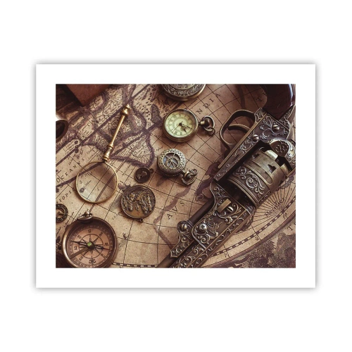 Affisch - Äventyret kallar - 50x40 cm