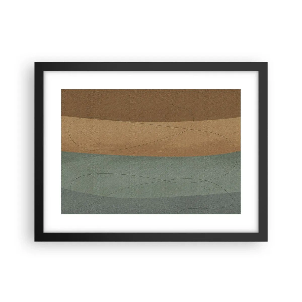 Affisch i svart ram - Horisontell komposition - 40x30 cm