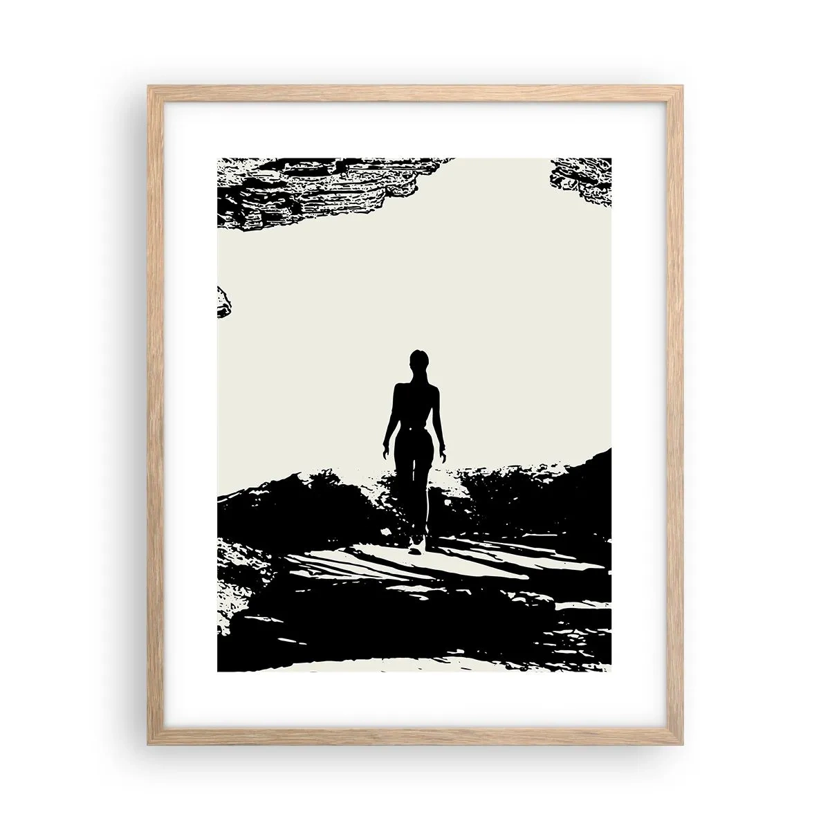 Affisch i ram av ljusek - En ny blick - 40x50 cm