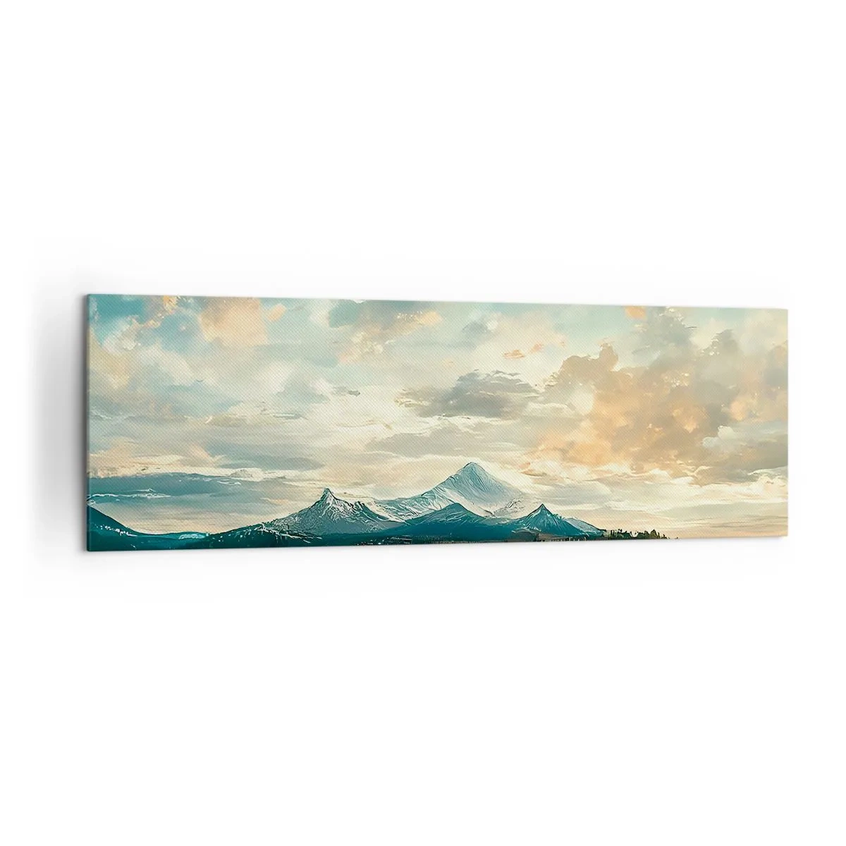 Canvastavla - Bild på duk - Under himlens skydd - 160x50 cm