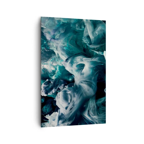 Canvastavla - Bild på duk - Färg i rörelse - 80x120 cm