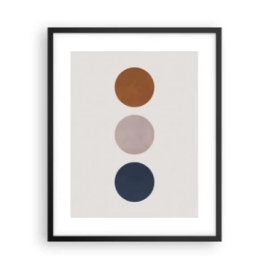 Affisch i svart ram - Perfektionens symbol - 40x50 cm