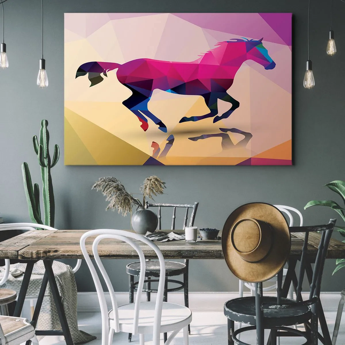 Canvastavla - Bild på duk - Kubismen lever - 100x70 cm