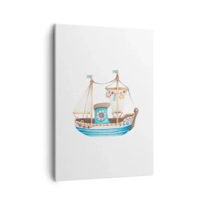 Canvastavla - Bild på duk - Ohoj, äventyret! - 50x70 cm