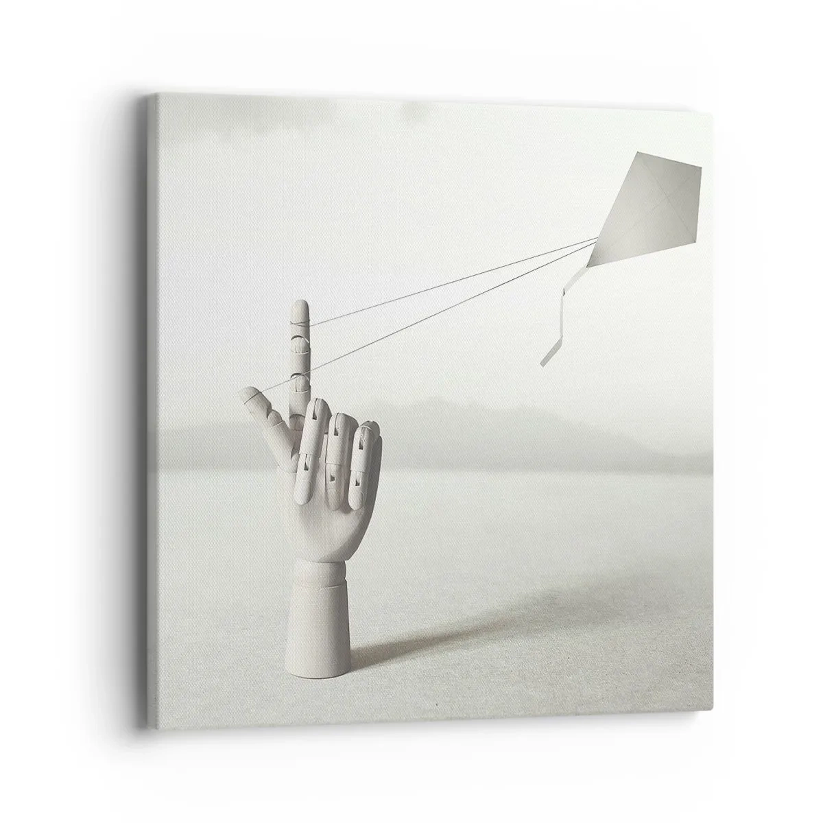 Canvastavla - Bild på duk - Test av styrka - 40x40 cm