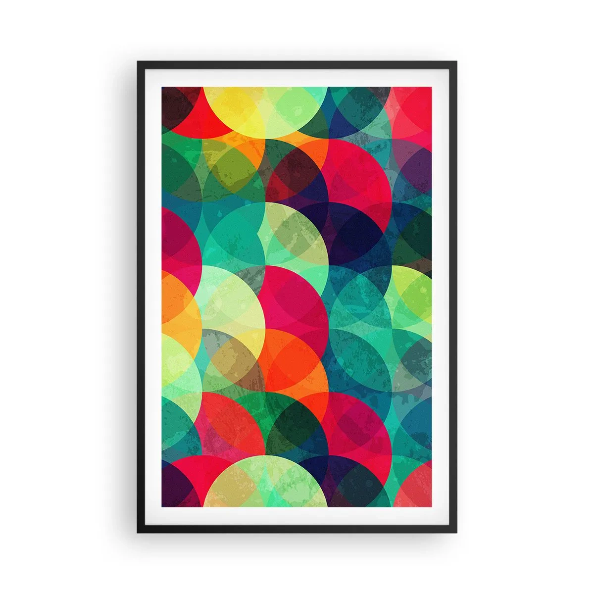 Affisch i svart ram - Regnbågsfärd - 61x91 cm