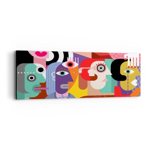 Canvastavla - Bild på duk - Vi är från Picasso - 90x30 cm