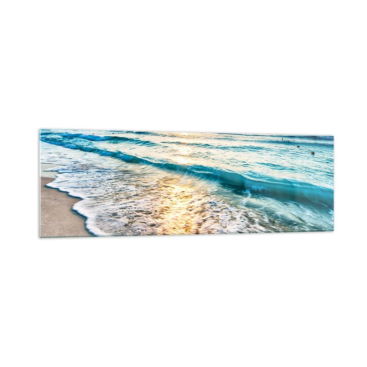 Glastavla - Bild på glas - Vy värd besväret - 160x50 cm