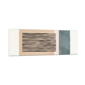Glastavla - Bild på glas - Allt väl - 90x30 cm