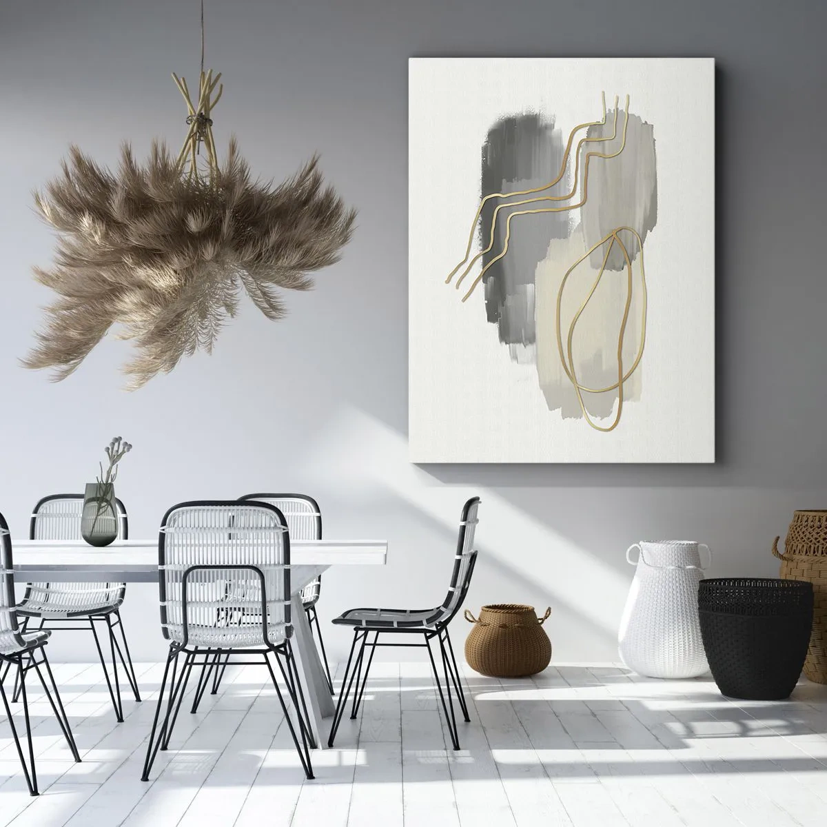 Canvastavla - Bild på duk - Varaktighet och rörelse - 80x120 cm