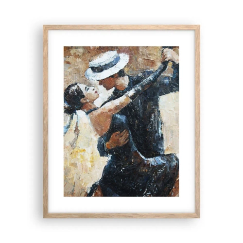 Affisch i ram av ljusek - A la Rudolf Valentino - 40x50 cm
