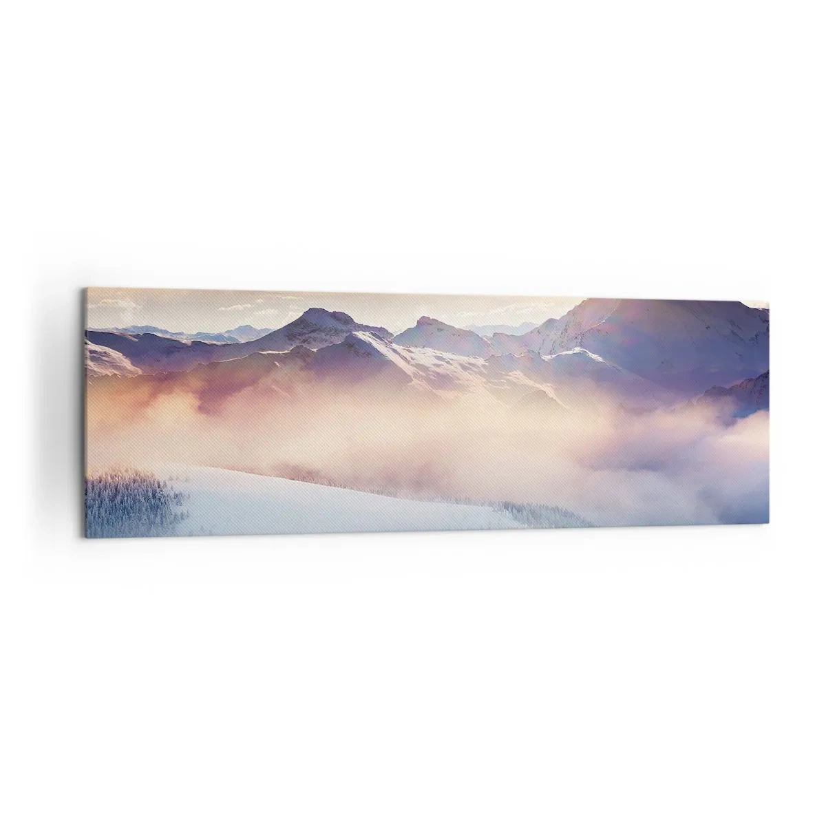 Canvastavla - Bild på duk - Naturens styrka och renhet - 160x50 cm