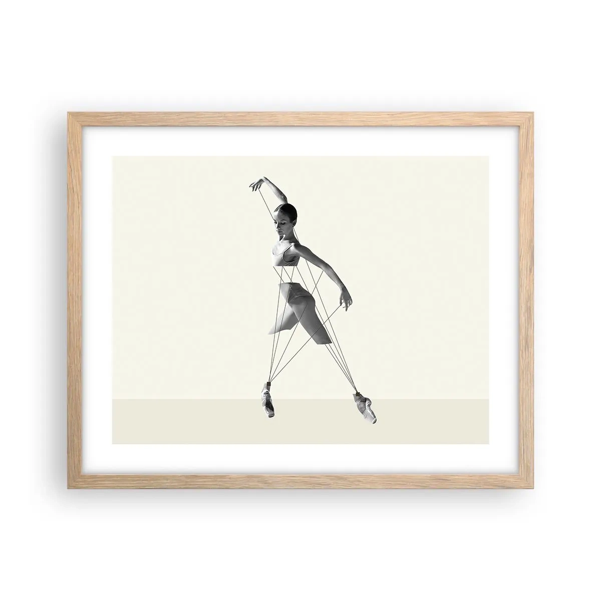 Affisch i ram av ljusek - I världens teater - 50x40 cm