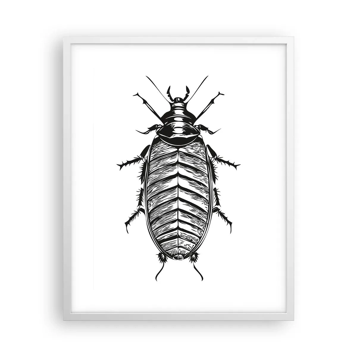 Affisch i vit ram - Vilket exemplar! - 40x50 cm