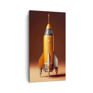 Canvastavla - Bild på duk - Det börjar med en dröm - 45x80 cm