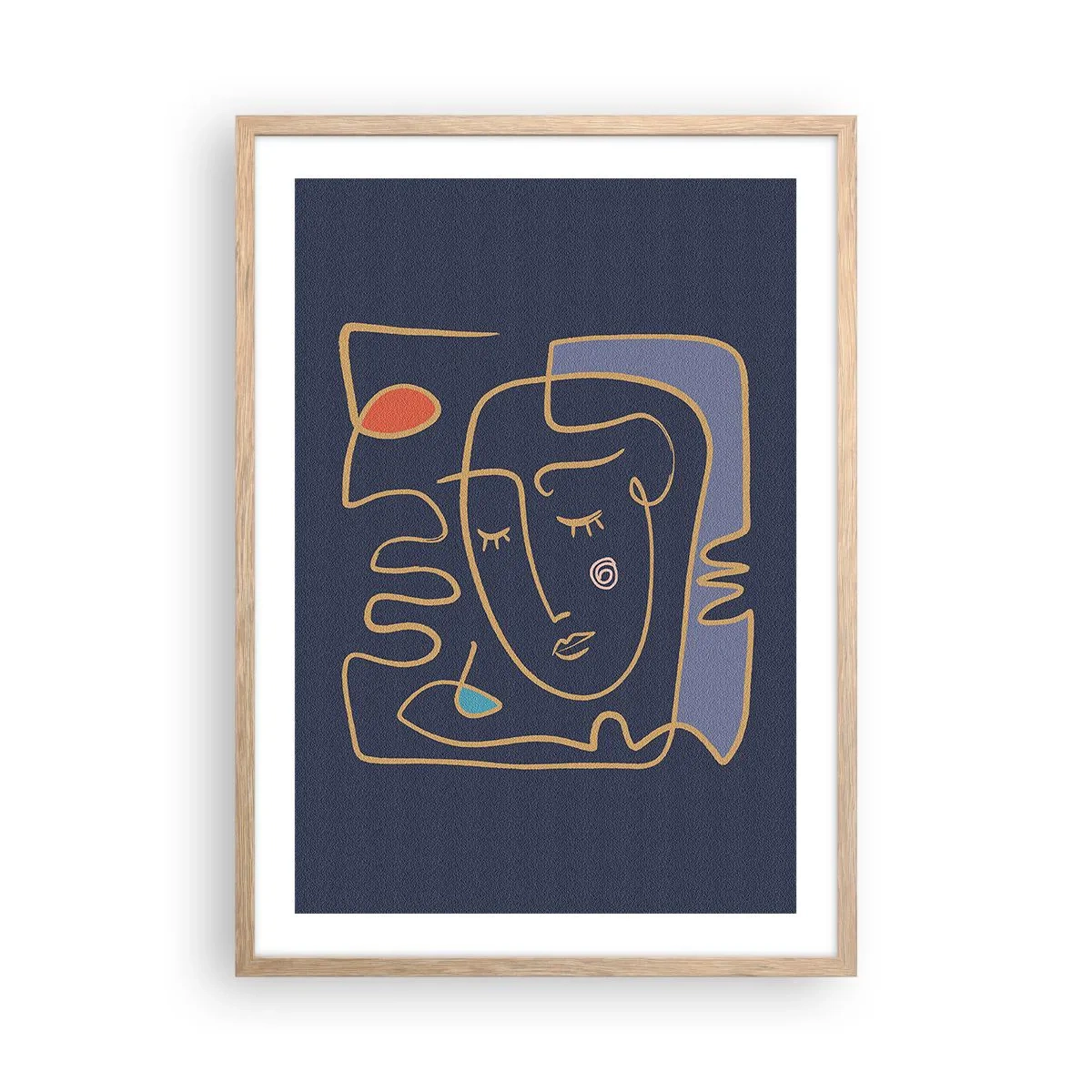 Affisch i ram av ljusek - I drömmarnas värld - 50x70 cm