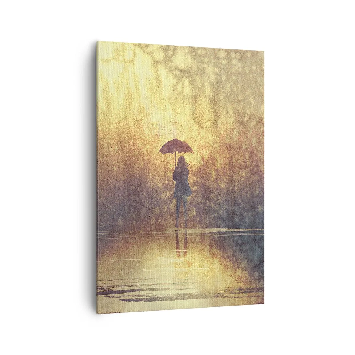 Canvastavla - Bild på duk - Jag känner att någon tittar på mig - 70x100 cm