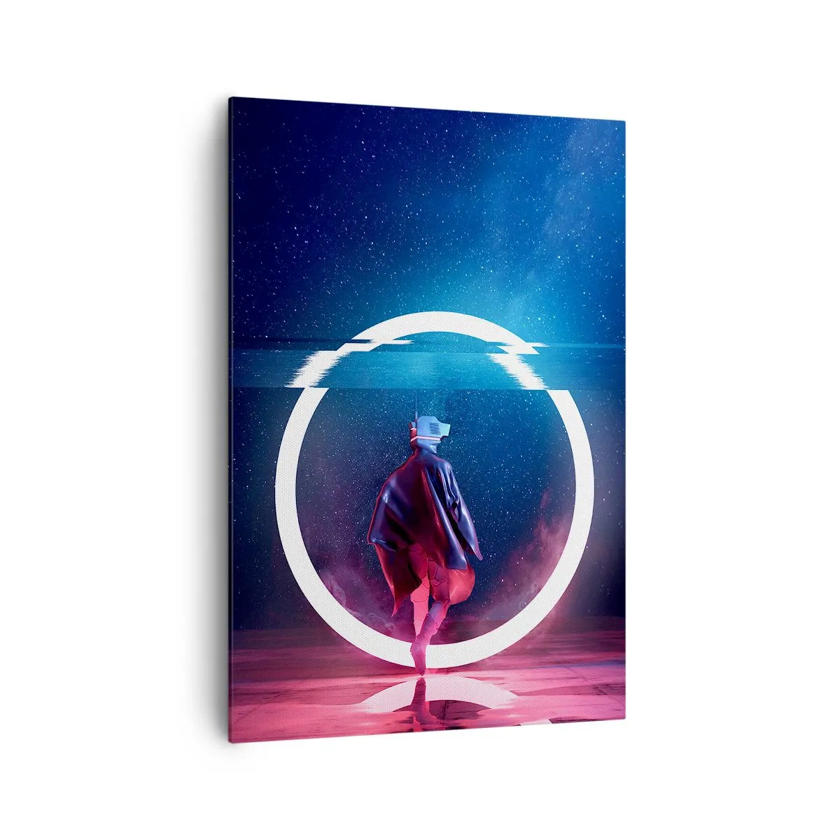 Canvastavla - Bild på duk - Mellan världar - 70x100 cm