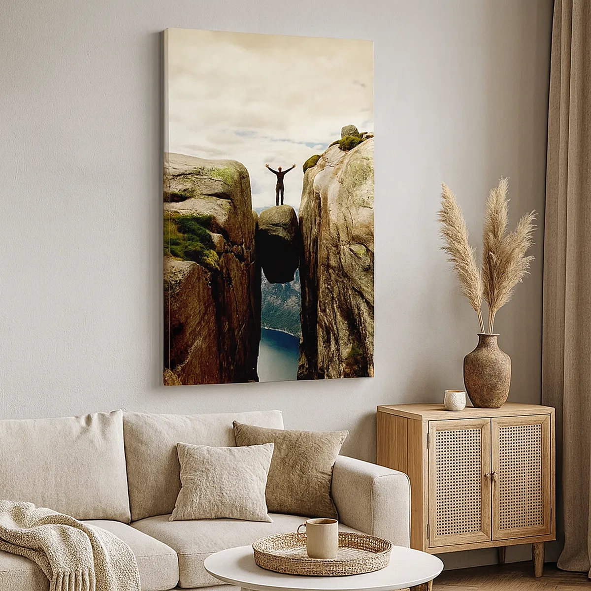 Canvastavla - Bild på duk - Hur jag mår?! - 50x70 cm