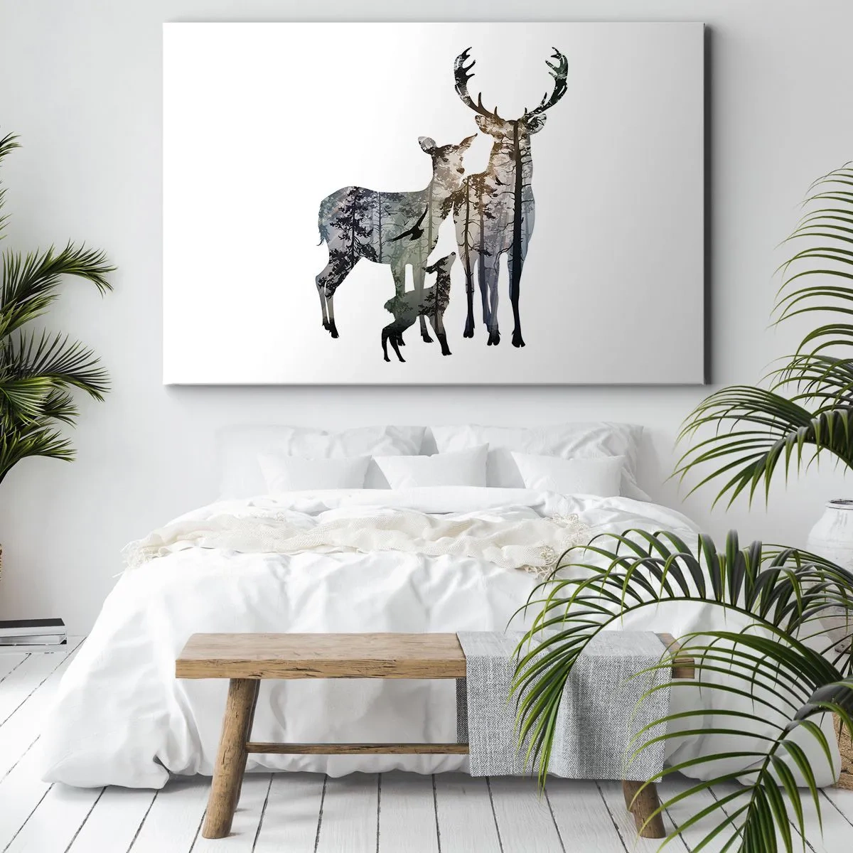 Canvastavla - Bild på duk - Familjefoto - 120x80 cm