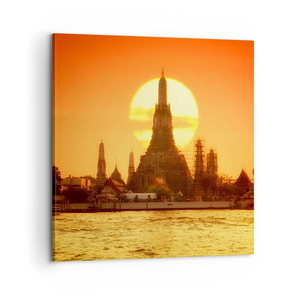 Canvastavla - Bild på duk - Mot solen, alltid mot solen - 60x60 cm