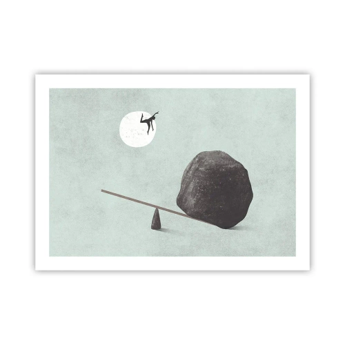 Affisch - Uppfylld dröm - 70x50 cm