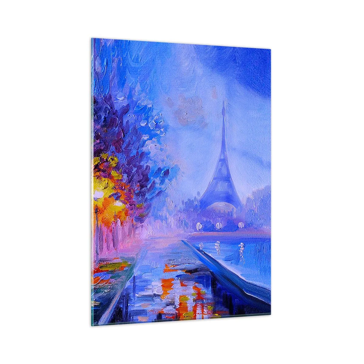 Glastavla - Bild på glas - Drömpromenad - 50x70 cm