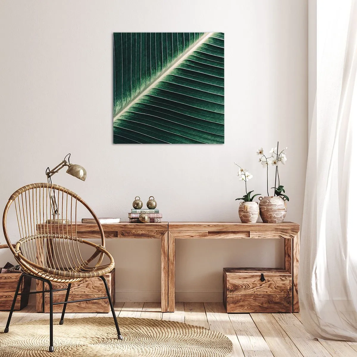 Canvastavla - Bild på duk - Naturens rytm - 30x30 cm