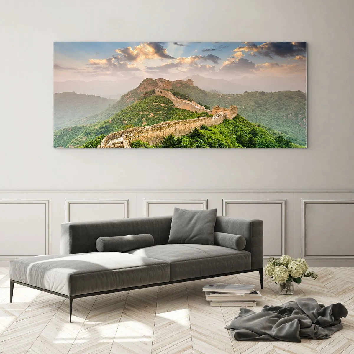 Glastavla - Bild på glas - Tidlös storhet - 100x40 cm