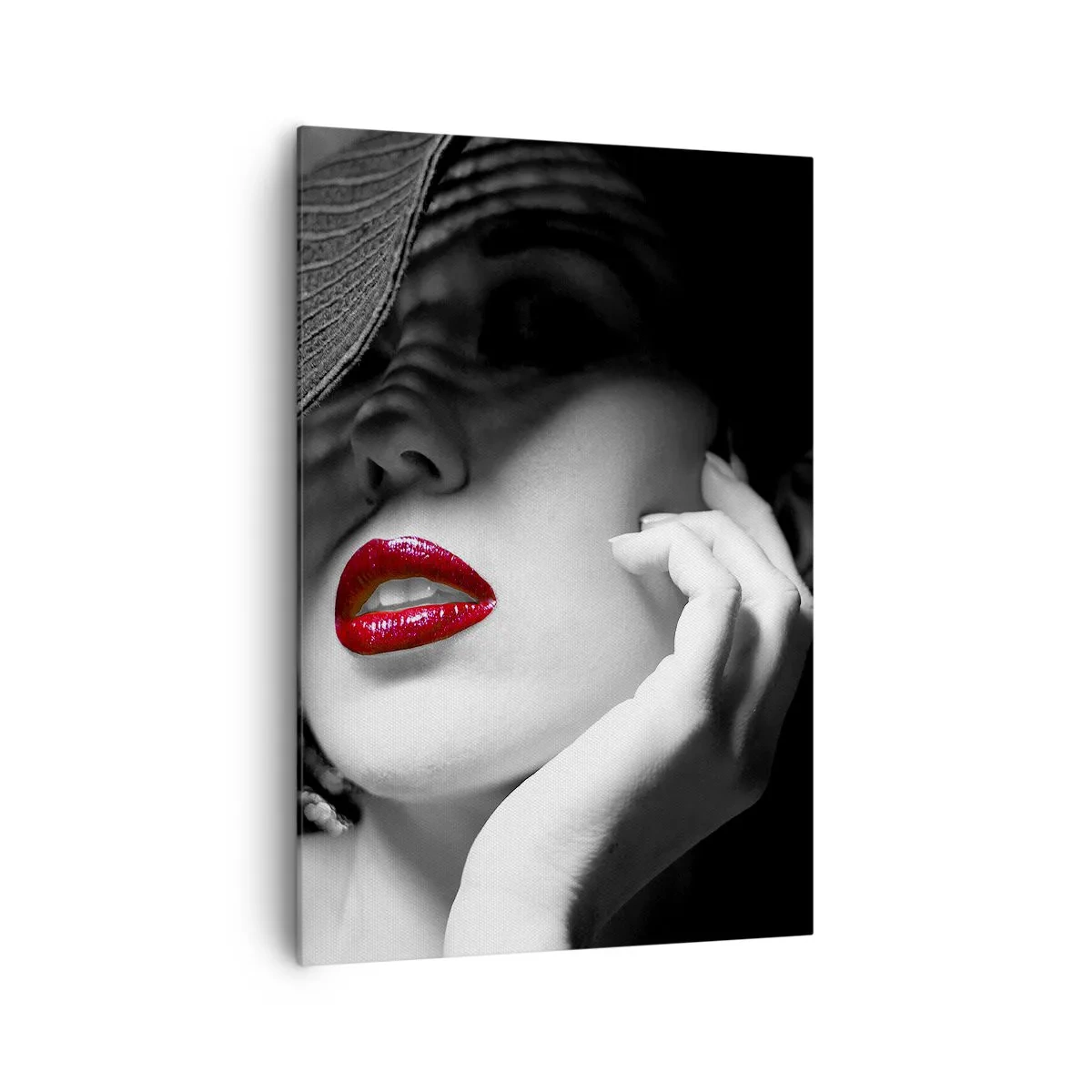 Canvastavla - Bild på duk - En studie i scharlakansröd - 70x100 cm