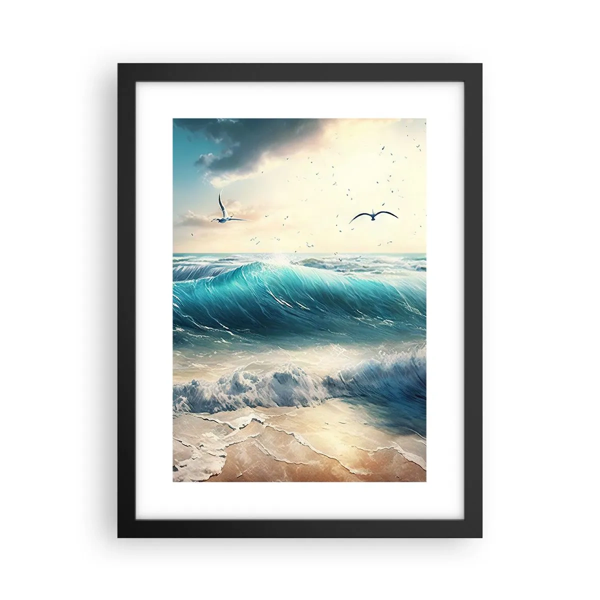 Affisch i svart ram - Ljuder endast för dig - 30x40 cm