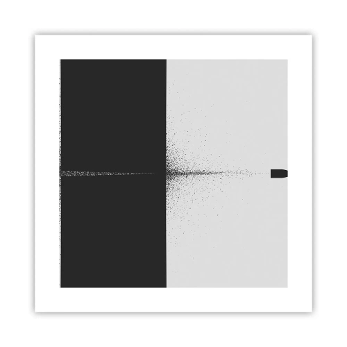 Affisch - Rakt mot målet - 40x40 cm