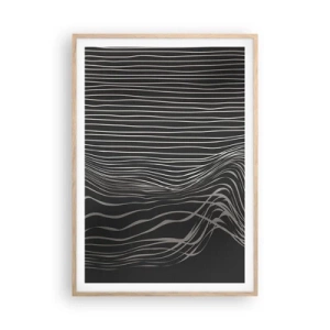 Affisch i ram av ljusek - Rytm och accent - 70x100 cm
