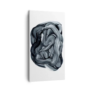 Canvastavla - Bild på duk - Det är inte så enkelt - 45x80 cm