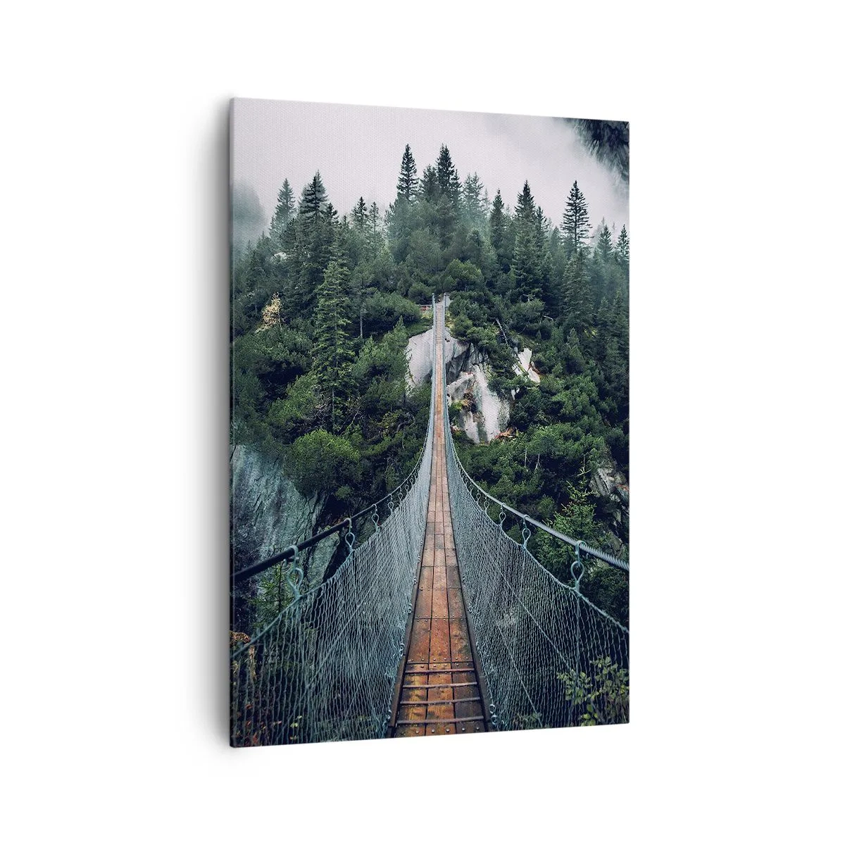 Canvastavla - Bild på duk - Där örnar vågar - 70x100 cm