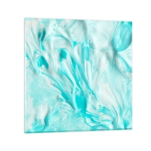 Glastavla - Bild på glas - Alltid tillsammans - 60x60 cm