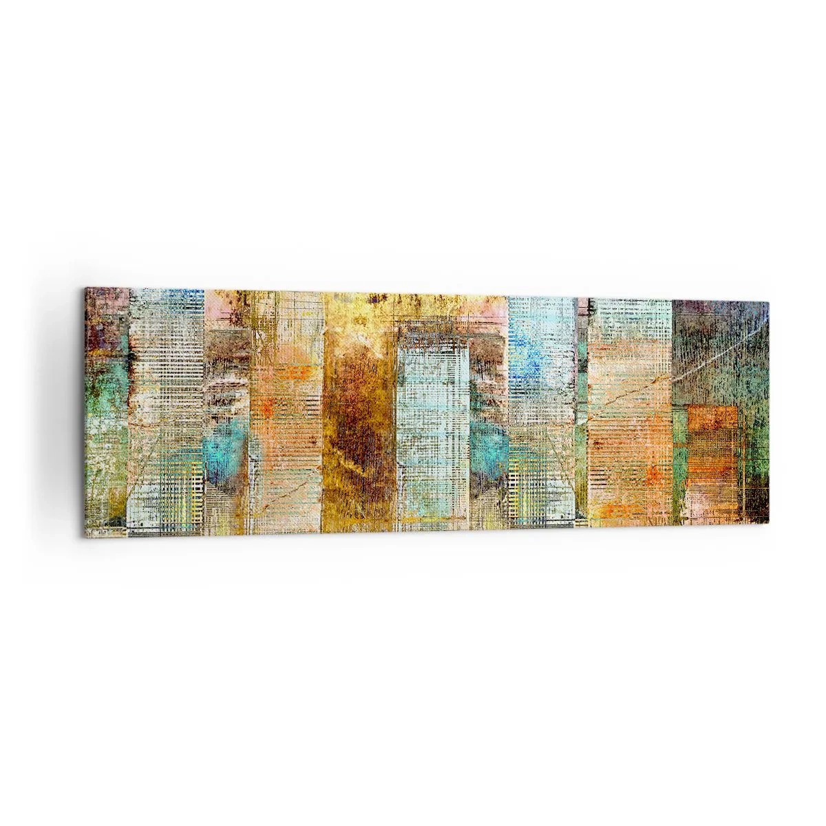 Canvastavla - Bild på duk - Solig metropol - 160x50 cm