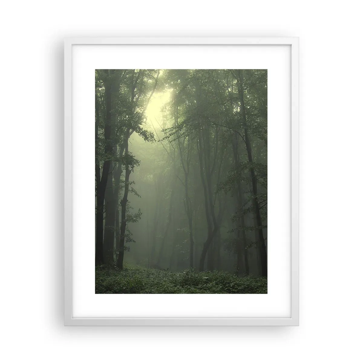 Affisch i vit ram - Innan skogen vaknar - 40x50 cm